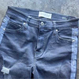 Stonefield Conrad High Rise Skinny Ankle Jeans Women's Size 27 X 27 Distressed